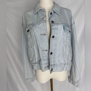 Levi’s Silver Tab Baggy Cropped Trucker Jacket NWT Size Medium